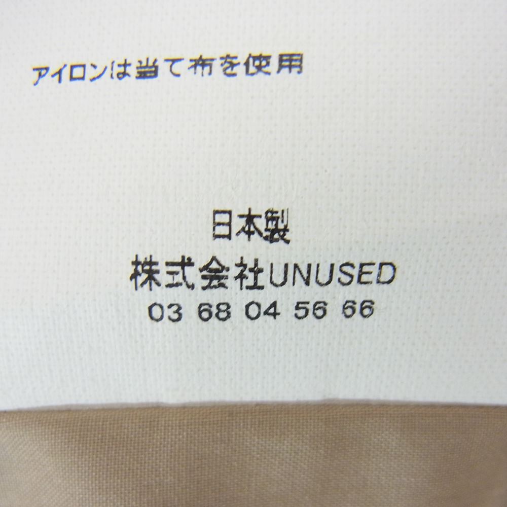 UNUSED アンユーズド US1534  PULLOVER SHIRT プルオーバー シャツ ブラウン系 2【中古】
