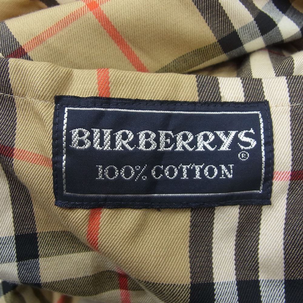 BURBERRY バーバリー 裏地チェック トレンチコート ベージュ系【中古】