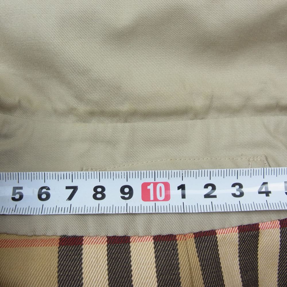 BURBERRY バーバリー 裏地チェック トレンチコート ベージュ系【中古