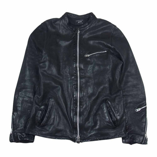 glamb グラム 17AW GB17AT-JKT05 Jaxon riders ジャクソン ラムレザー シングル ライダース ジャケット ブラック系 4【中古】