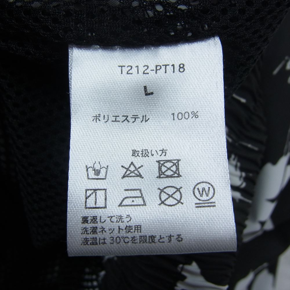 タインダブルプッシュ T212-PT18 SYMBOL OF PEACE SURF SHORTS 総柄 ショート パンツ ブラック系 L【中古】