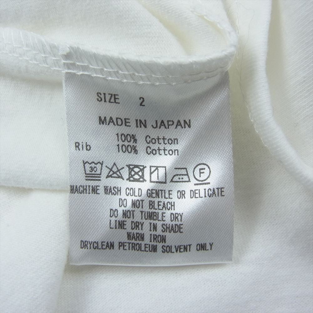 marka マーカ M22D-01CS01C RINGER BASE BALL TEE L/S リンガー ベースボール Tシャツ ロングスリーブ ホワイト系 2【新古品】【未使用】【中古】