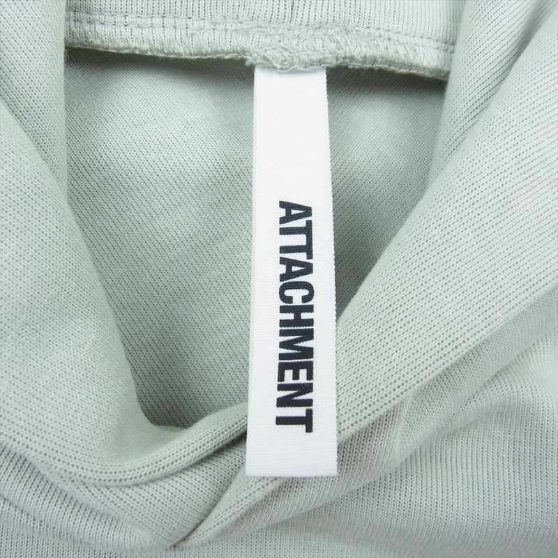 ATTACHMENT アタッチメント AJ22-022 CO PE DOUBLE KNIT HOODIE ダブル