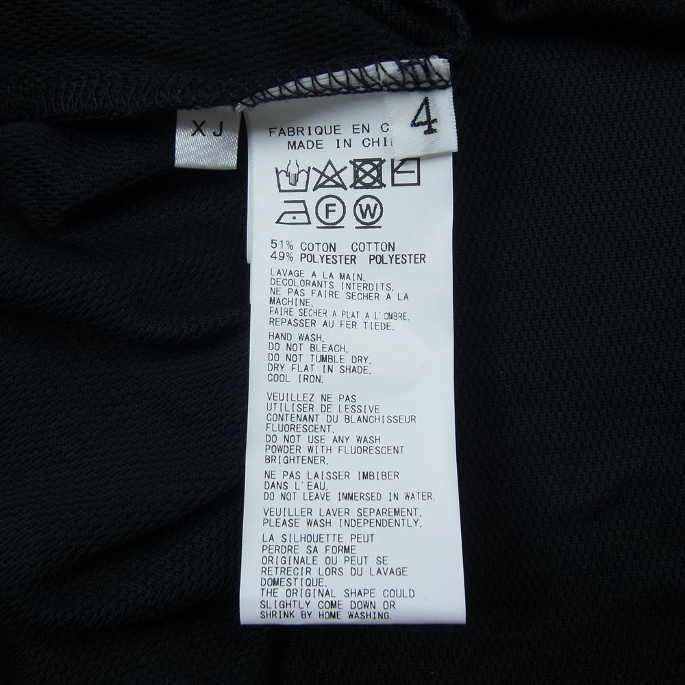 Yohji Yamamoto POUR HOMME ヨウジヤマモトプールオム HG-T95-996 NEW ERA ニューエラ OVERSIZED PERFORMANCE SHORT SLEEVES TEE ロゴ Tシャツ ブラック系 4【中古】