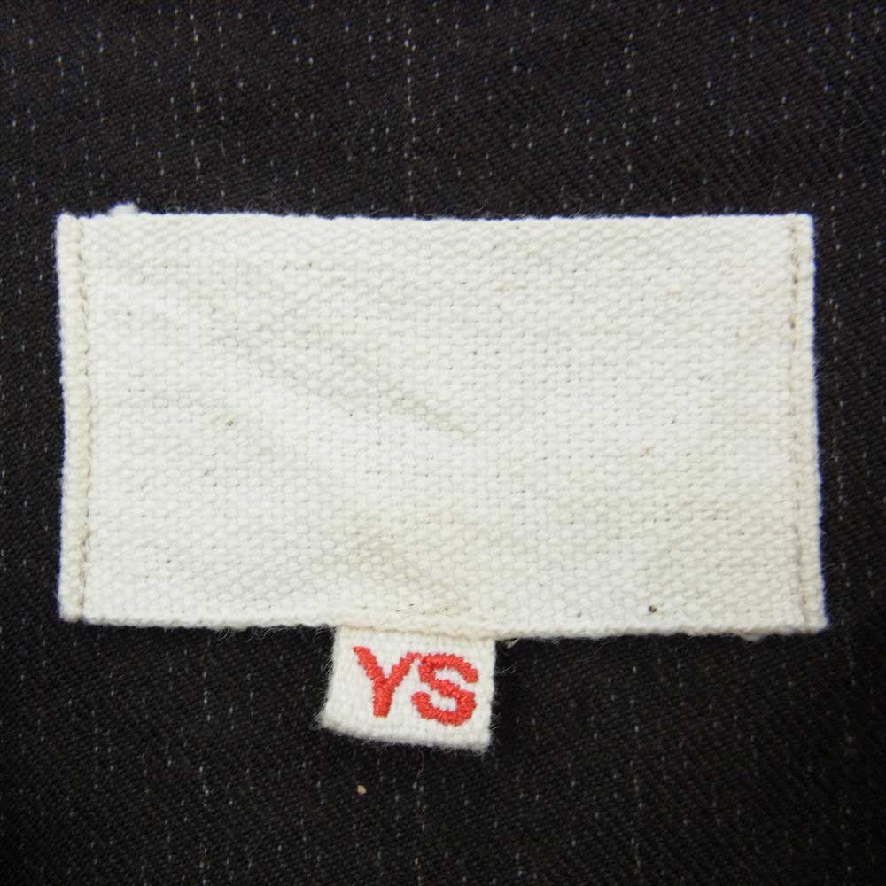 ヨーコサカモト コットン オーバーサイズ シャツ ジャケット ワイドパンツ セットアップ ダークブラウン系 M【中古】