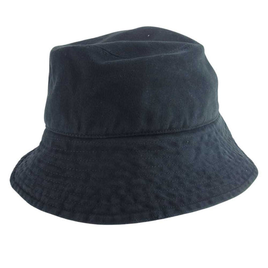 BALENCIAGA バレンシアガ 719120 410B2 ブランドロゴ タグ バケットハット ブラック系 M-60cm【中古】