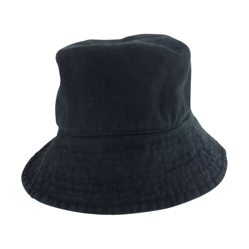 BALENCIAGA バレンシアガ 719120 410B2 ブランドロゴ タグ バケットハット ブラック系 M-60cm【中古】