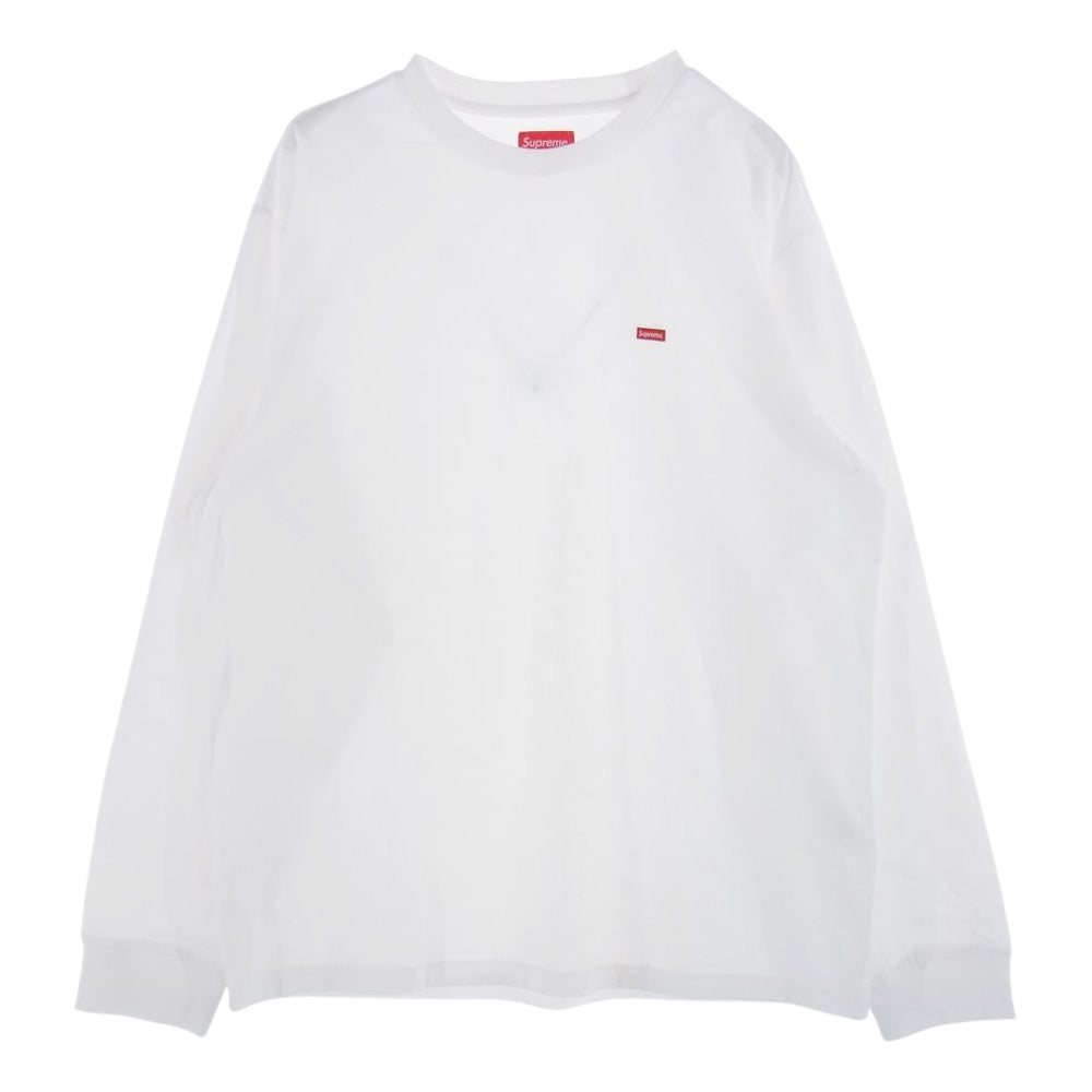 Supreme シュプリーム 23SS Small Box L/S Tee スモールボックス ロングスリーブ Tシャツ ホワイト系 L【中古】