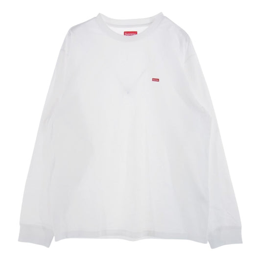 Supreme シュプリーム 23SS Small Box L/S Tee スモールボックス ロングスリーブ Tシャツ ホワイト系 L【中古】