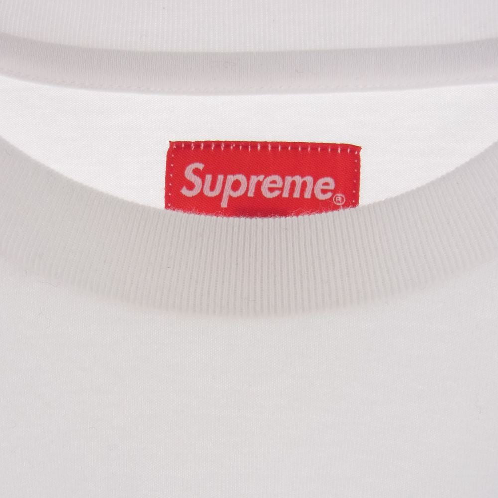Supreme シュプリーム 23SS Small Box L/S Tee スモールボックス ロングスリーブ Tシャツ ホワイト系 L【中古】