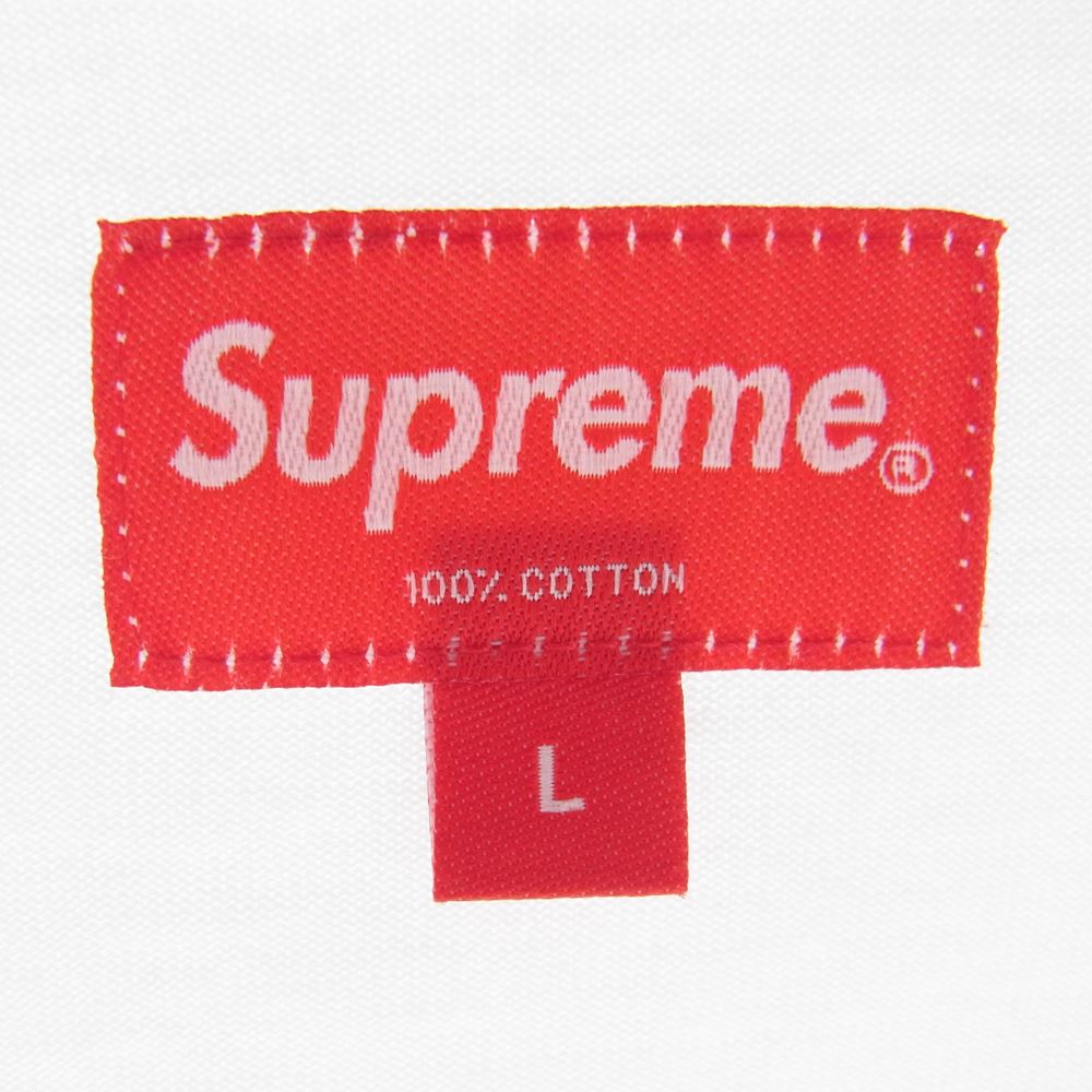 Supreme シュプリーム 23SS Small Box L/S Tee スモールボックス ロングスリーブ Tシャツ ホワイト系 L【中古】