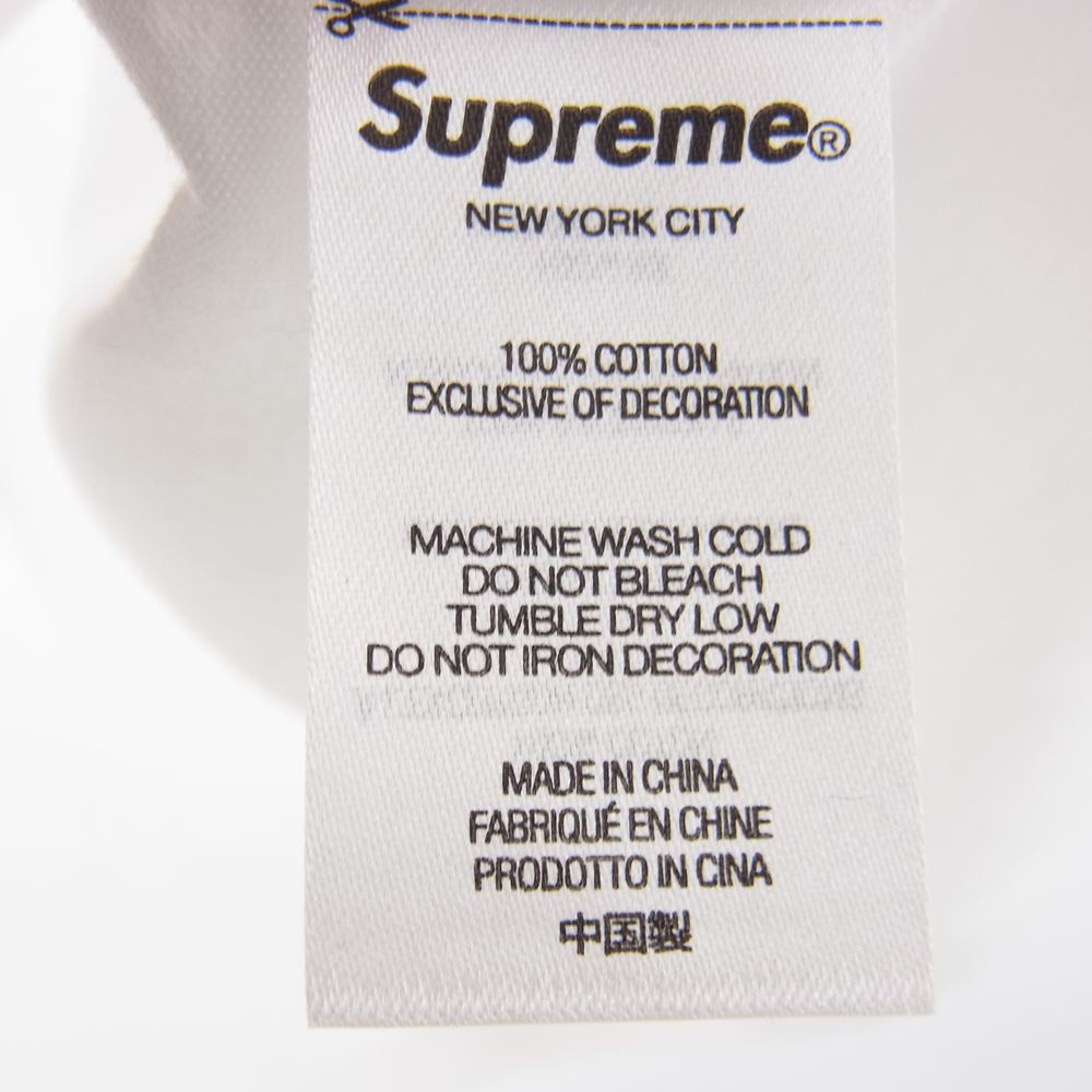 Supreme シュプリーム 23SS Small Box L/S Tee スモールボックス ロングスリーブ Tシャツ ホワイト系 L【中古】