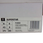 adidas アディダス FV2830 Superstar スーパースター ローカット スニーカー ホワイト系 27.5cm【新古品】【未使用】【中古】
