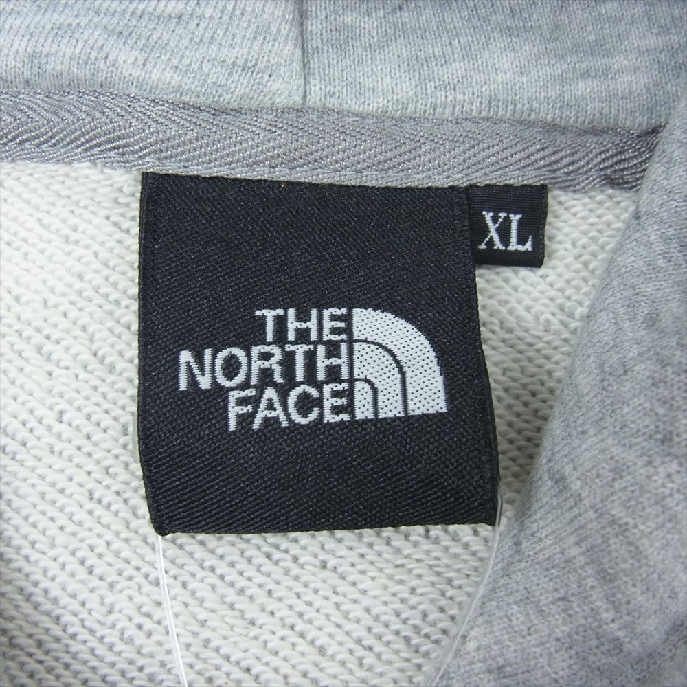 THE NORTH FACE ノースフェイス NT11901A スクエアロゴ バックプリント スエット パーカー グレー系 XL【中古】