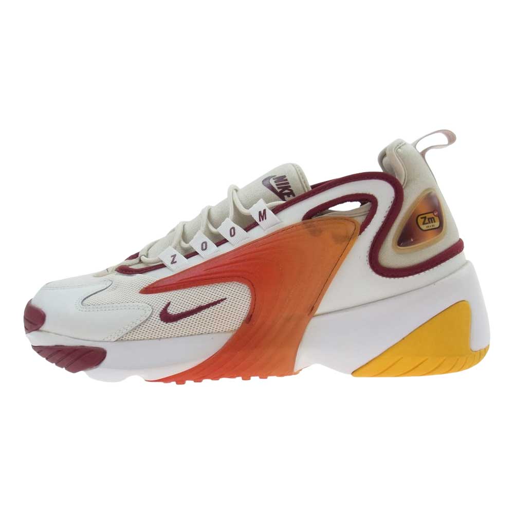 NIKE ナイキ A00269-103 Zoom 2K Red Light Orewood ローカット スニーカー マルチカラー系 27.0cm【新古品】【未使用】【中古】
