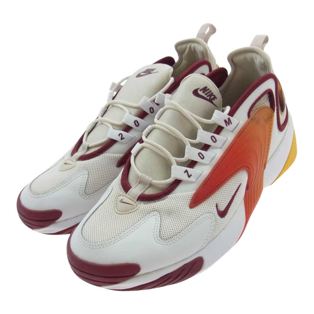 NIKE ナイキ A00269-103 Zoom 2K Red Light Orewood ローカット スニーカー マルチカラー系 27.0cm【新古品】【未使用】【中古】