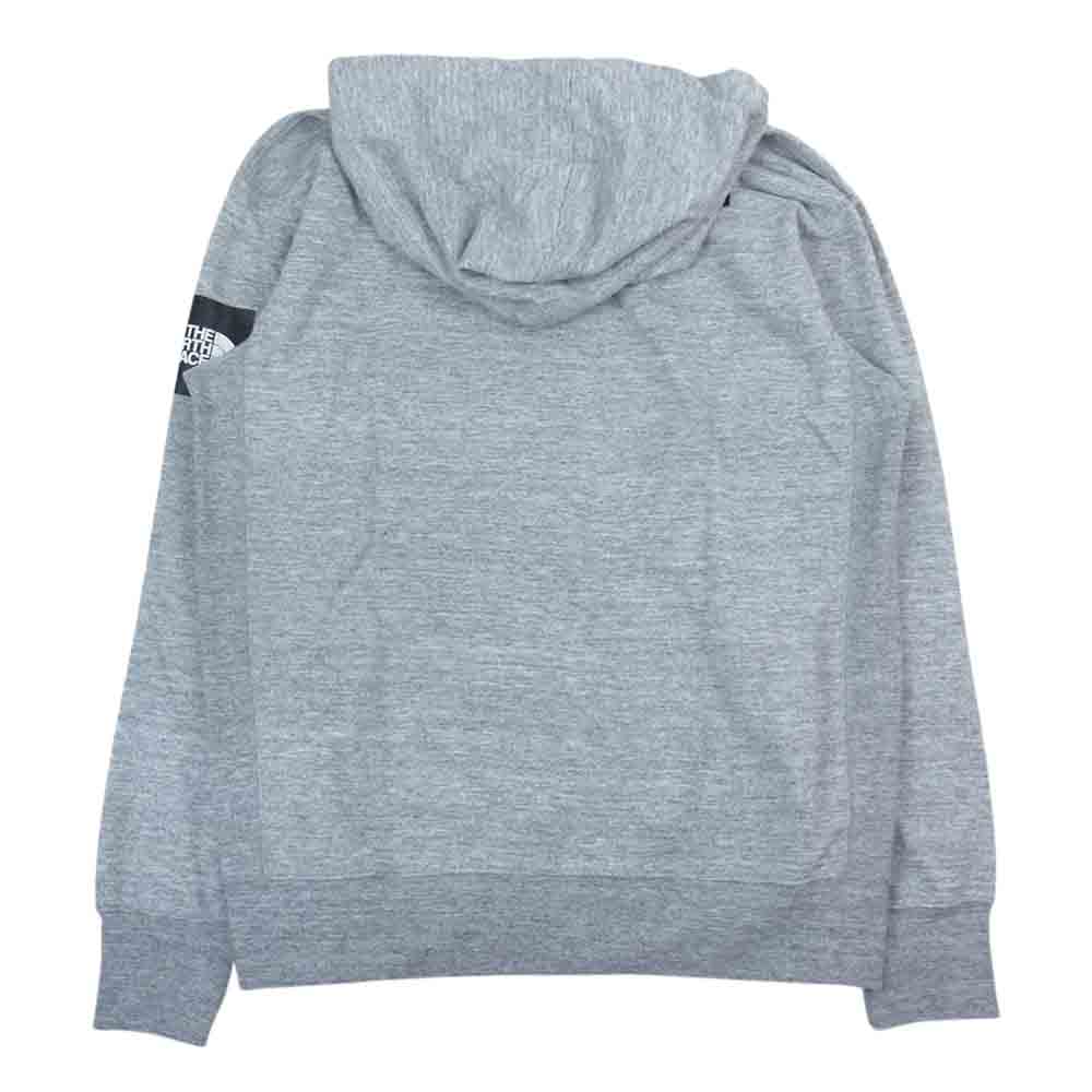 THE NORTH FACE ノースフェイス NT11952 SQUARE LOGO FULLZIP スクエアロゴ フルジップ スエット パーカー ミックスグレー XL【新古品】【未使用】【中古】