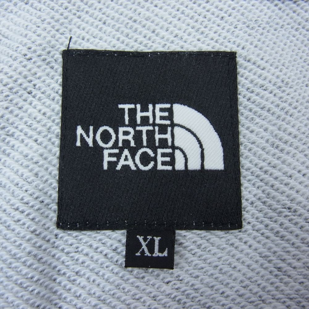 THE NORTH FACE ノースフェイス NT11952 SQUARE LOGO FULLZIP スクエアロゴ フルジップ スエット パーカー ミックスグレー XL【新古品】【未使用】【中古】
