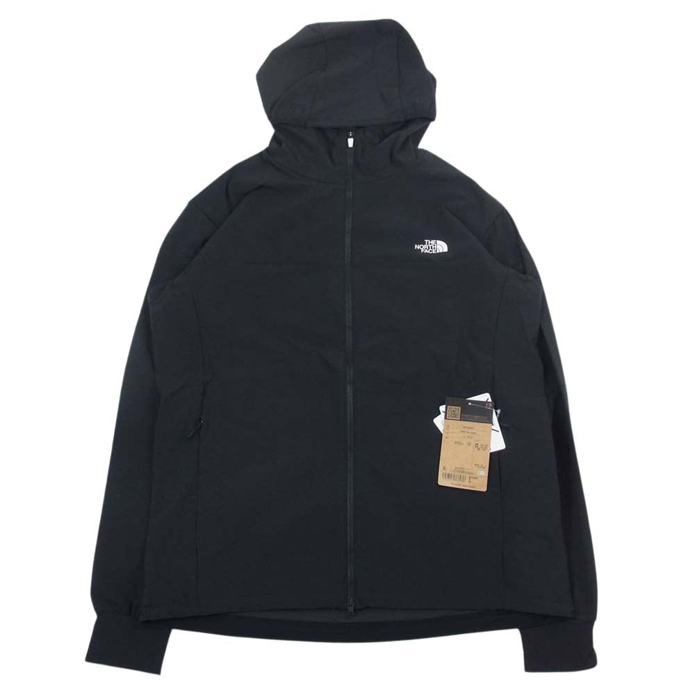 THE NORTH FACE ノースフェイス NP22081 APEX Flex Hoodie エイペックス フレックス フーディ ナイロン ジャケット ブラック系 XL【新古品】【未使用】【中古】