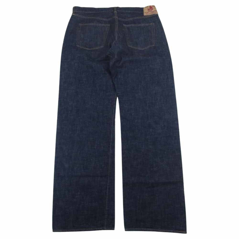 ティーシービー ジーンズ 50s XX レプリカ 猫パッチ 赤耳 テーパード デニム パンツ  インディゴブルー系 40【極上美品】【中古】