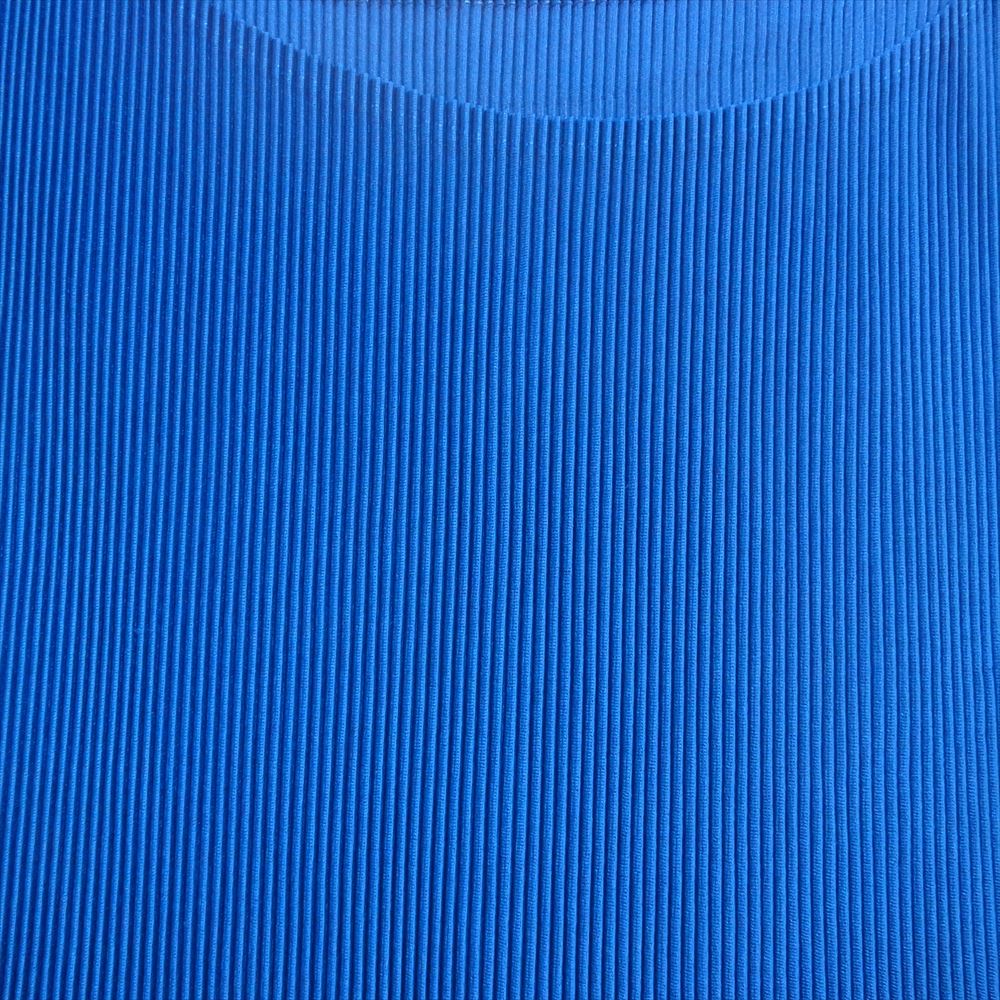 PLEATS PLEASE プリーツプリーズ イッセイミヤケ PP01FK313 MIST WAY プリーツ加工 細プリーツ フレンチスリーブ カットソー ブルー ブルー系 3【中古】