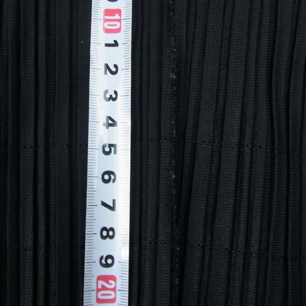 PLEATS PLEASE プリーツプリーズ イッセイミヤケ PP01JK965 プリーツ加工 ハイネック 半袖カットソー ブラック ブラック系 3【中古】