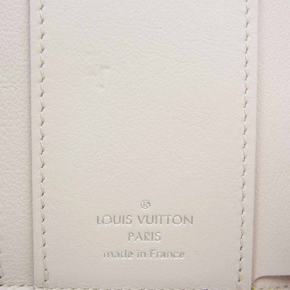 LOUIS VUITTON ルイ・ヴィトン M80325 ポルトフォイユ カプシーヌ XS ジョーヌ フルオ コキーヌ 三つ折り 財布 イエロー系 イエロー/アイボリー【中古】