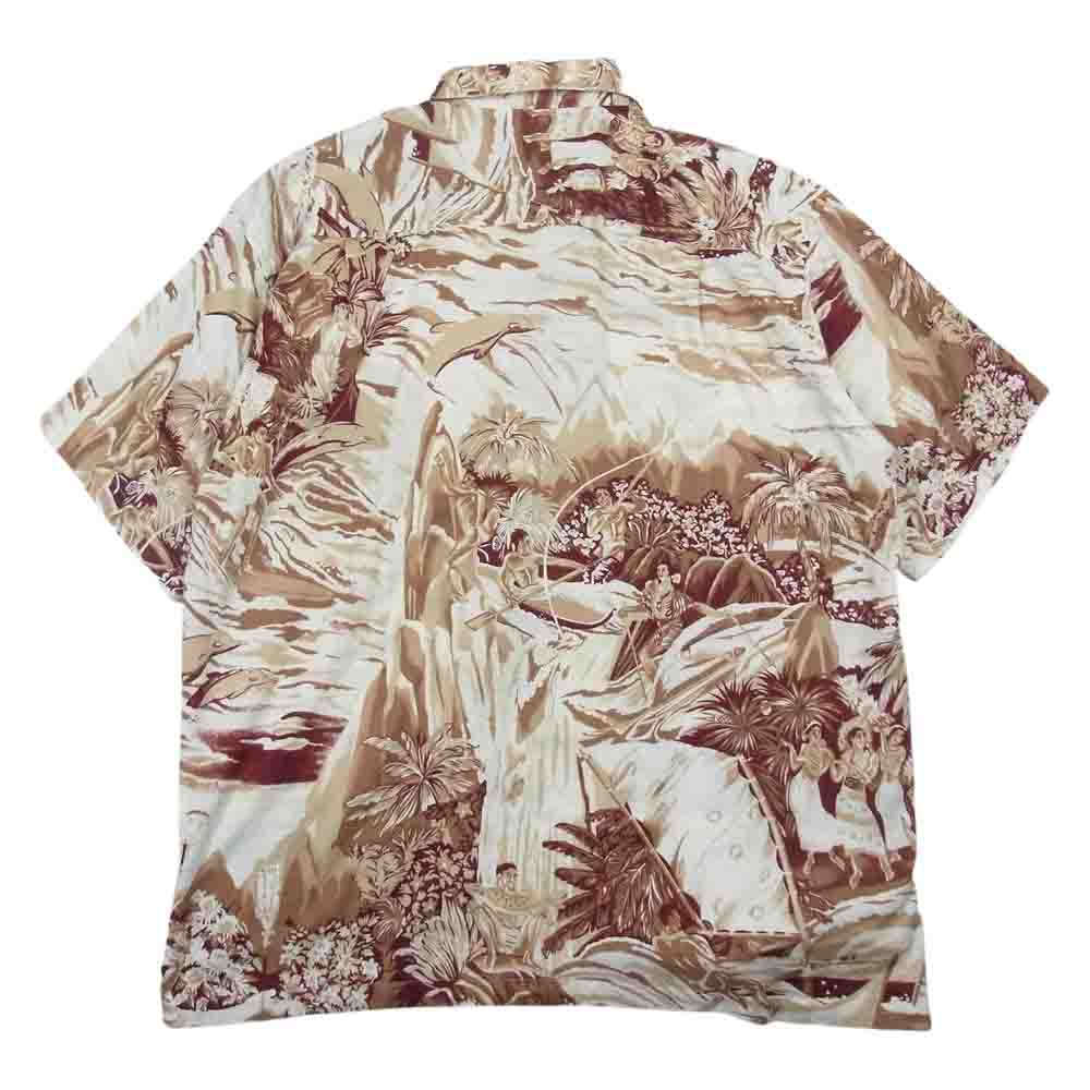 patagonia パタゴニア 07SS 52541 07年製 pataloha パタロハ アロハ シャツ ハワイアン ブラウン系 M【中古】