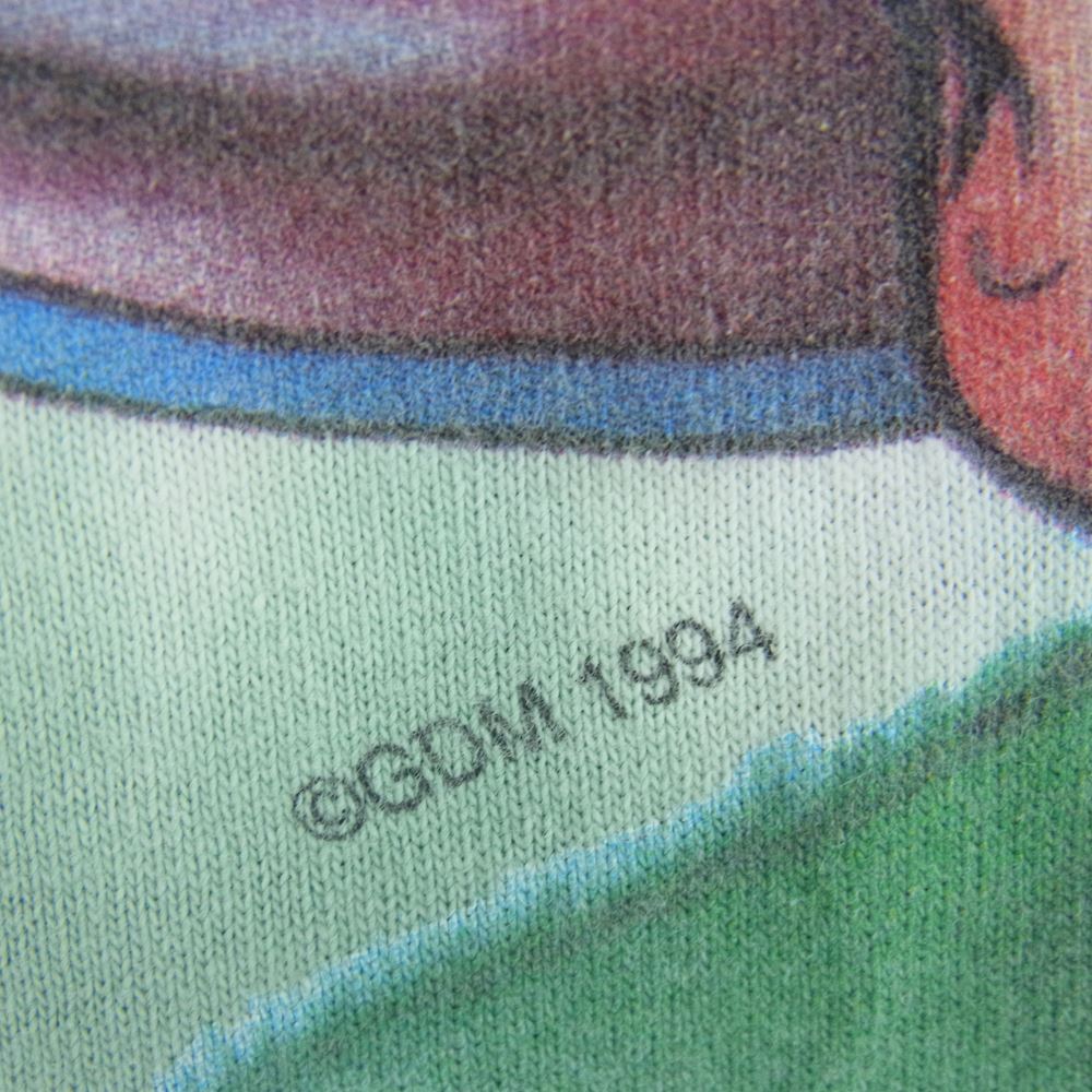 フルーツオブザルーム ヴィンテージ 90s GRATEFUL DEAD グレイトフルデッド デッドベア タイダイ プリント 半袖 Tシャツ マルチカラー系 XL【中古】