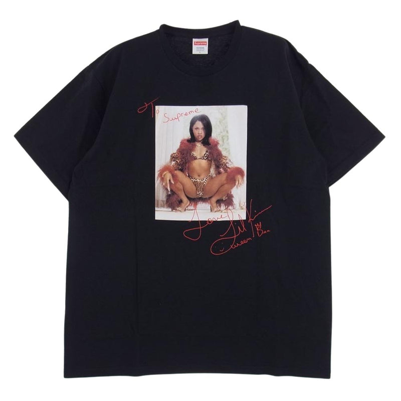 Supreme シュプリーム 22SS  Lil Kim Tee リルキム フロントプリントクルーネック 半袖 Tシャツ ブラック系 L【極上美品】【中古】