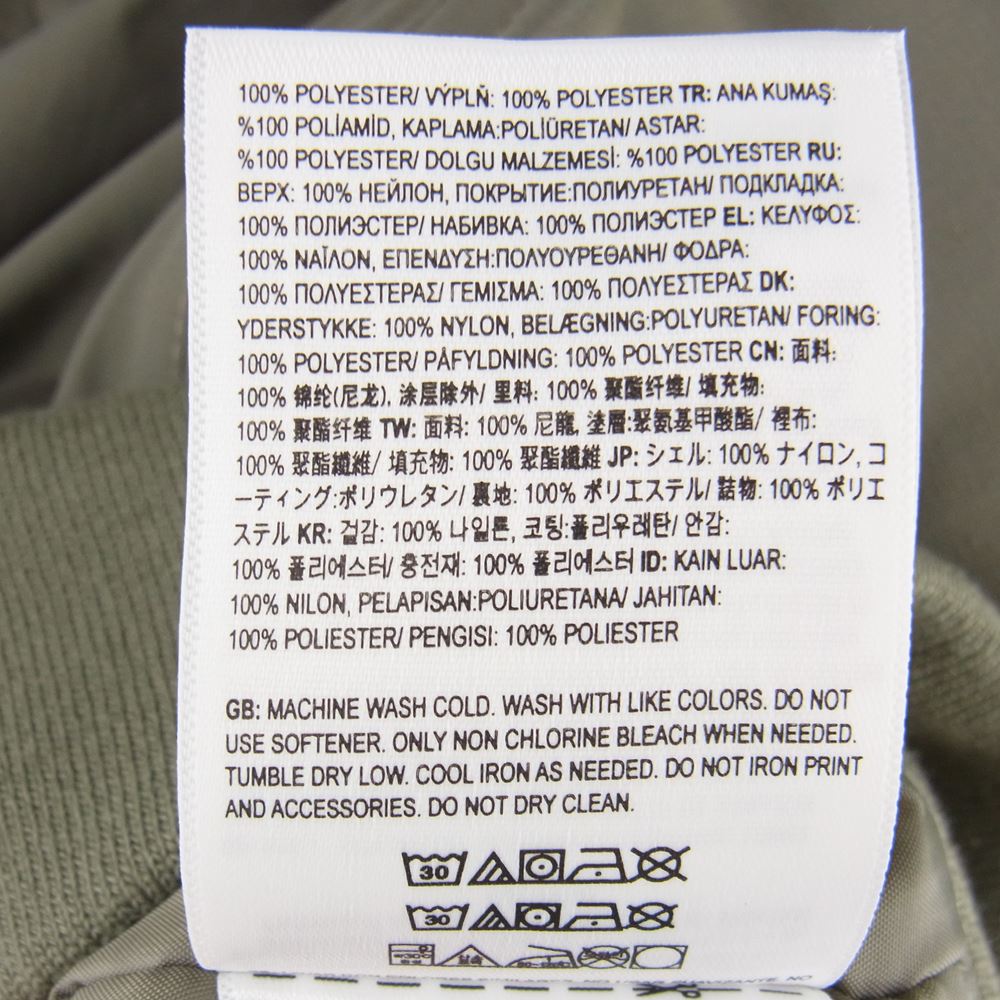 WTAPS ダブルタップス 22AW  × VANS VAULT MTE JACKET バンズ ボンバー ジャケット カーキ系 X 03【極上美品】【中古】