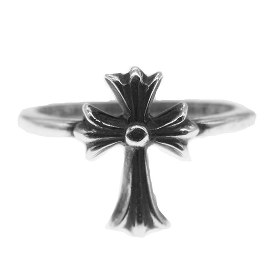 CHROME HEARTS クロムハーツ（原本有） BUBBLGM CH CRS バブルガム CHクロス シルバー リング シルバー系 4号【中古】