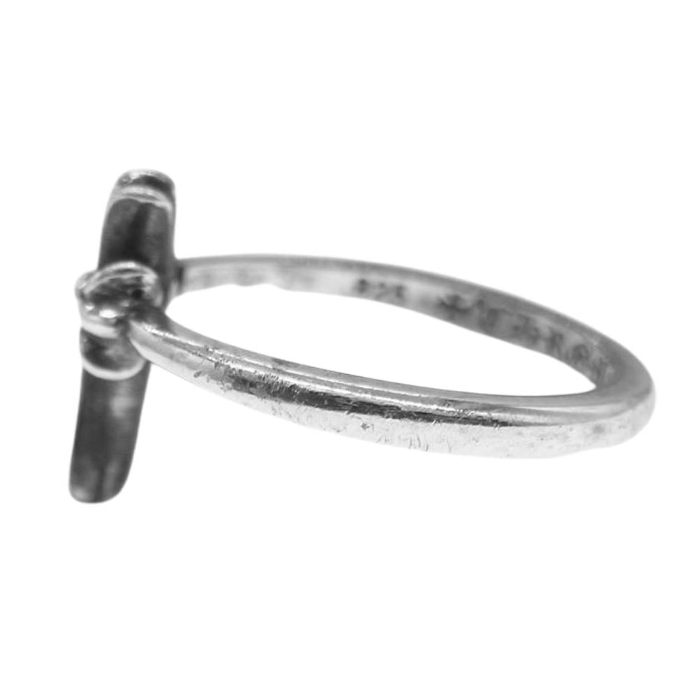 CHROME HEARTS クロムハーツ（原本有） BUBBLGM CH CRS バブルガム CHクロス シルバー リング シルバー系 4号【中古】