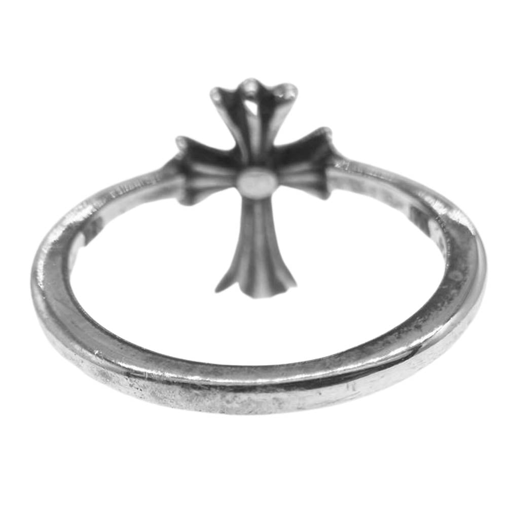 CHROME HEARTS クロムハーツ（原本有） BUBBLGM CH CRS バブルガム CHクロス シルバー リング シルバー系 4号【中古】