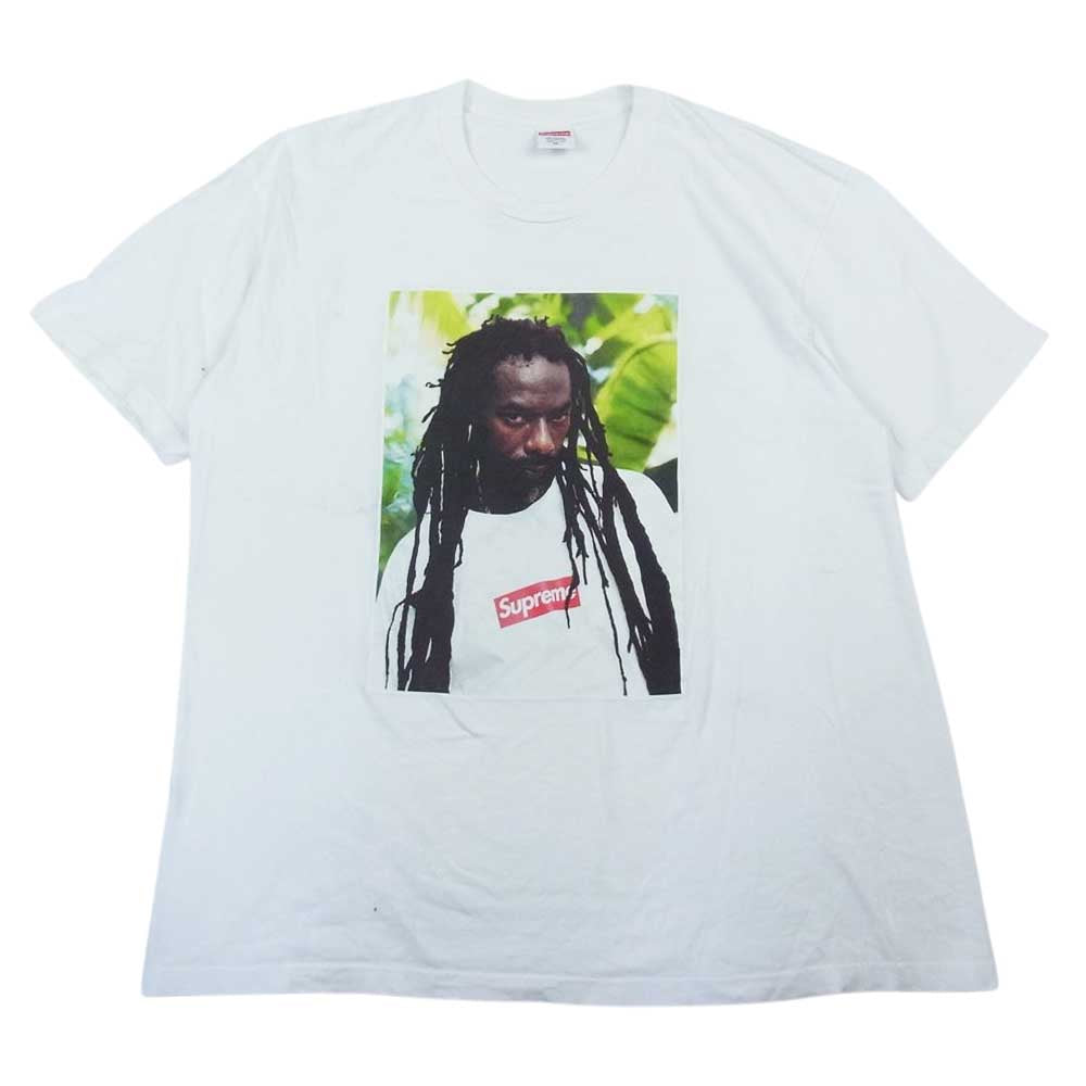 Supreme シュプリーム 19SS Buju Banton Tee ブジュバントン フォトプリント 半袖Tシャツ ホワイト系 XL【中古】