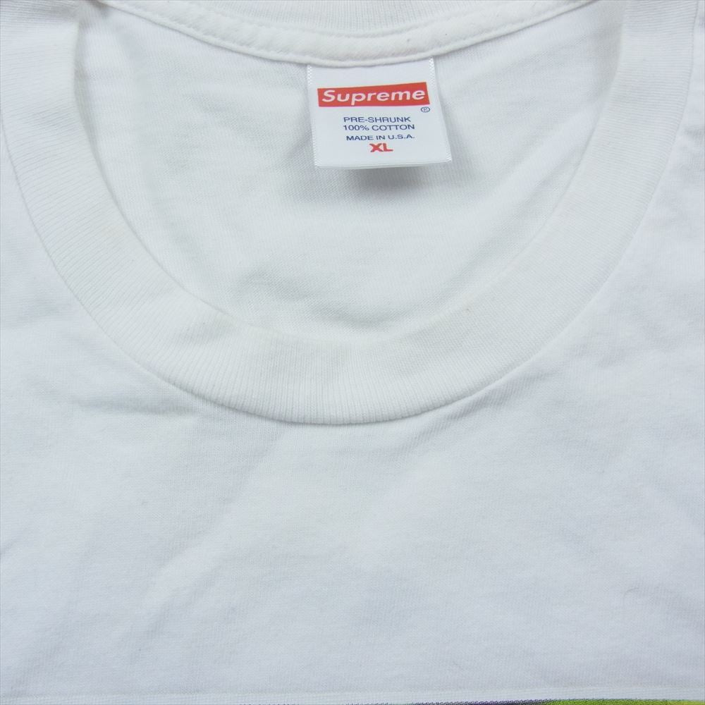 Supreme シュプリーム 19SS Buju Banton Tee ブジュバントン フォトプリント 半袖Tシャツ ホワイト系 XL【中古】