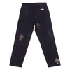 CHROME HEARTS クロムハーツ（原本無） CARPENTER クロスパッチ カーペンター パンツ ブラック系 30 170/84B【美品】【中古】