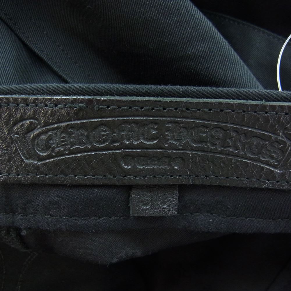 CHROME HEARTS クロムハーツ（原本無） CARPENTER クロスパッチ カーペンター パンツ ブラック系 30 170/84B【美品】【中古】