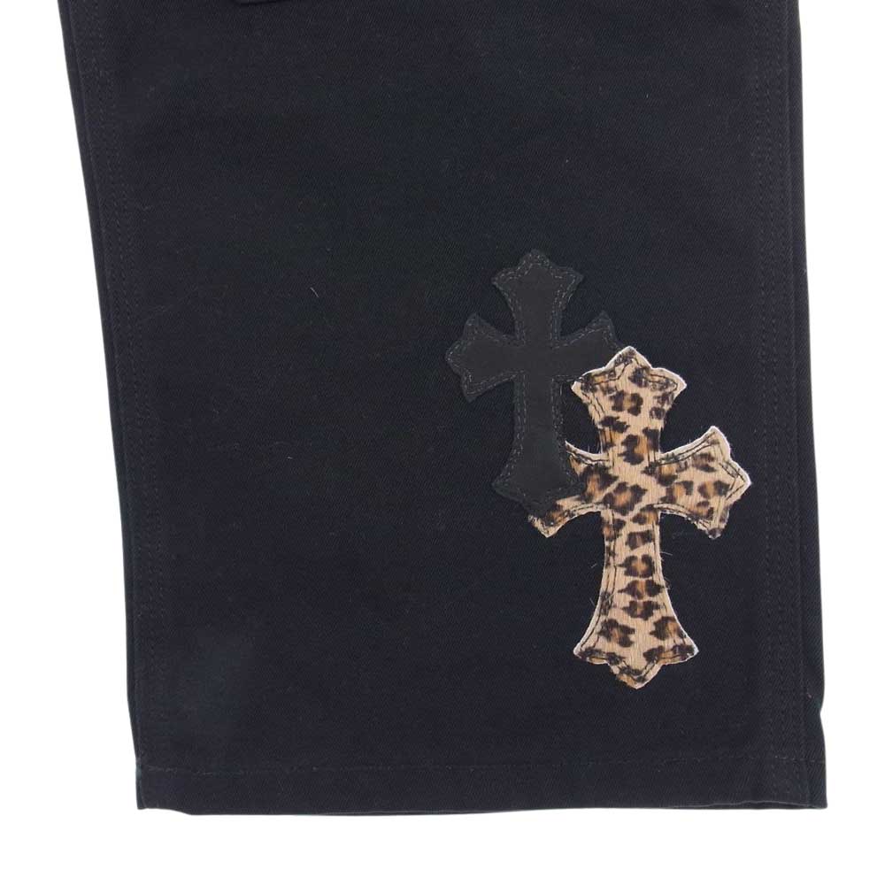 CHROME HEARTS クロムハーツ（原本無） CARPENTER クロスパッチ カーペンター パンツ ブラック系 30 170/84B【美品】【中古】