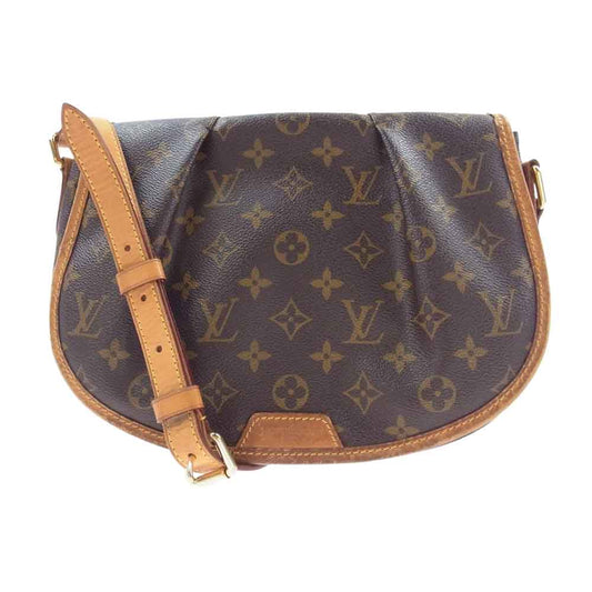 LOUIS VUITTON ルイ・ヴィトン M40474 メニルモンタン PM モノグラム ショルダーバッグ ブラウン系【中古】
