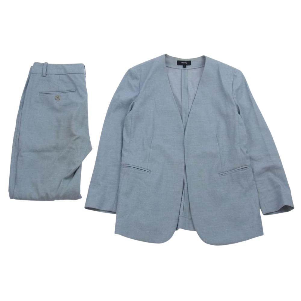 セオリー  ジャケットパンツ セットアップ グレー グレー系 ２【中古】