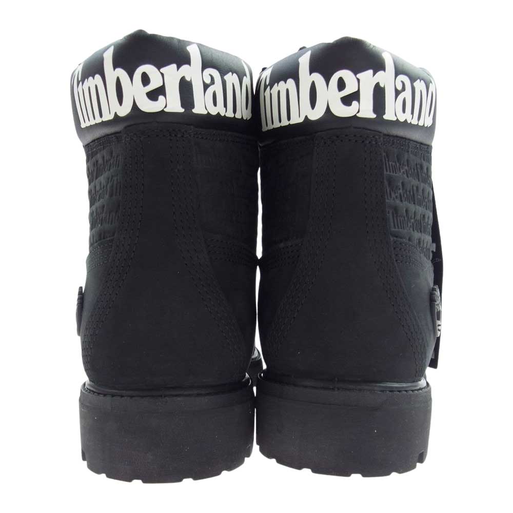 Timberland ティンバーランド TB 0A1TUW 001 6Inch Premium Logo Waterproof Boots プレミアム ロゴ ブーツ ブラック系 26cm【極上美品】【中古】