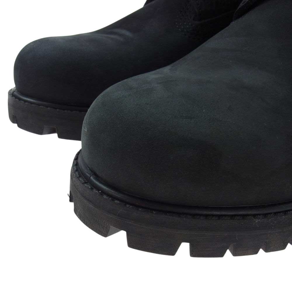 Timberland ティンバーランド TB 0A1TUW 001 6Inch Premium Logo Waterproof Boots プレミアム ロゴ ブーツ ブラック系 26cm【極上美品】【中古】