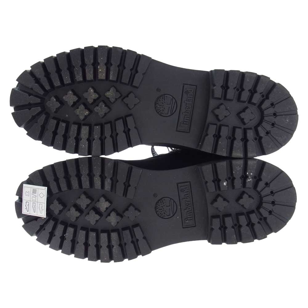 Timberland ティンバーランド TB 0A1TUW 001 6Inch Premium Logo Waterproof Boots プレミアム ロゴ ブーツ ブラック系 26cm【極上美品】【中古】