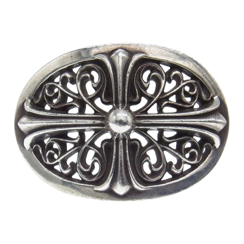 CHROME HEARTS クロムハーツ（原本無） BUCKL OVAL LG CROSS 1.5 クラシック オーバル クロス バックル シルバー系【中古】