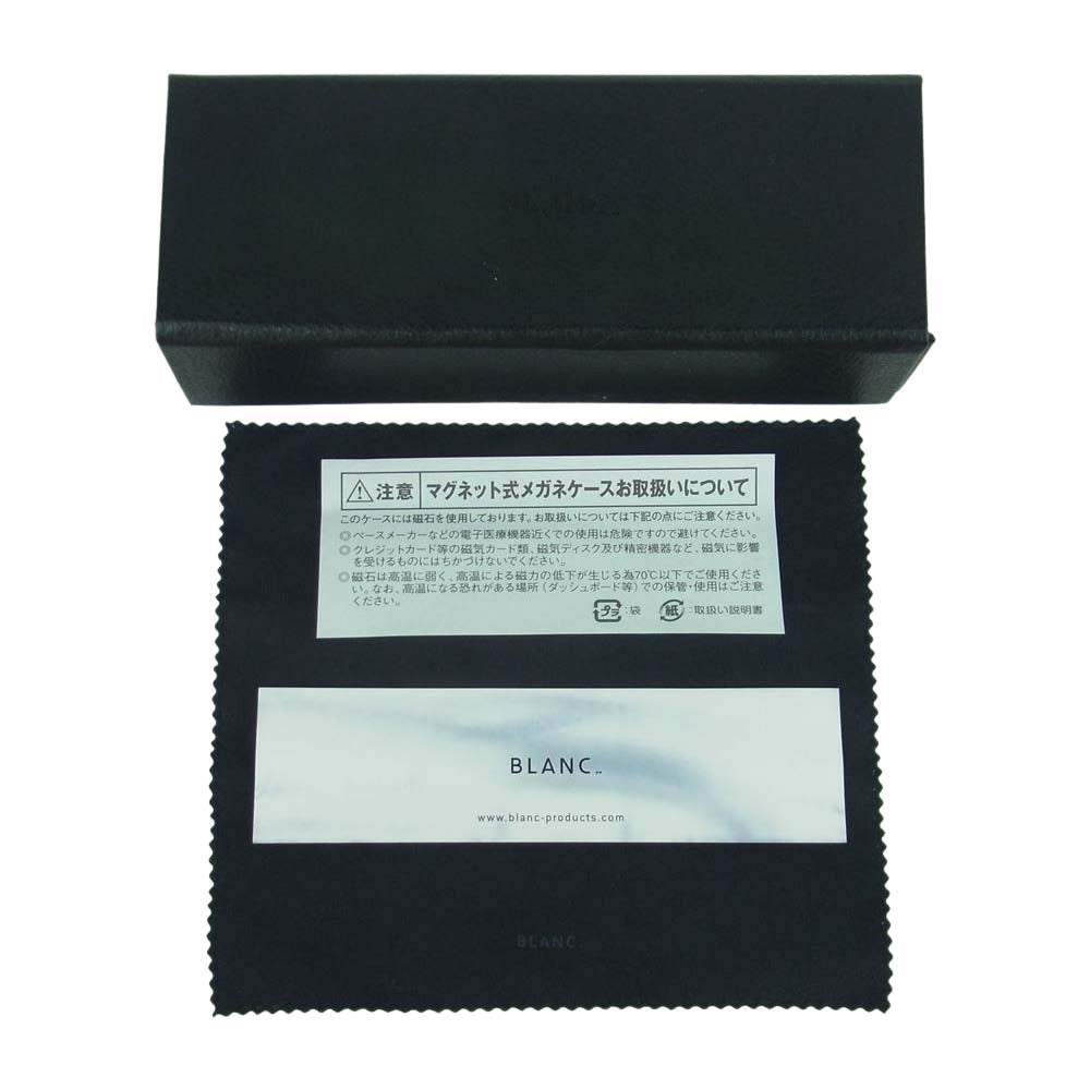 ブラン B0007 ウェリントン サングラス アイウェア 日本製 クリア系 51□23 - 145【中古】