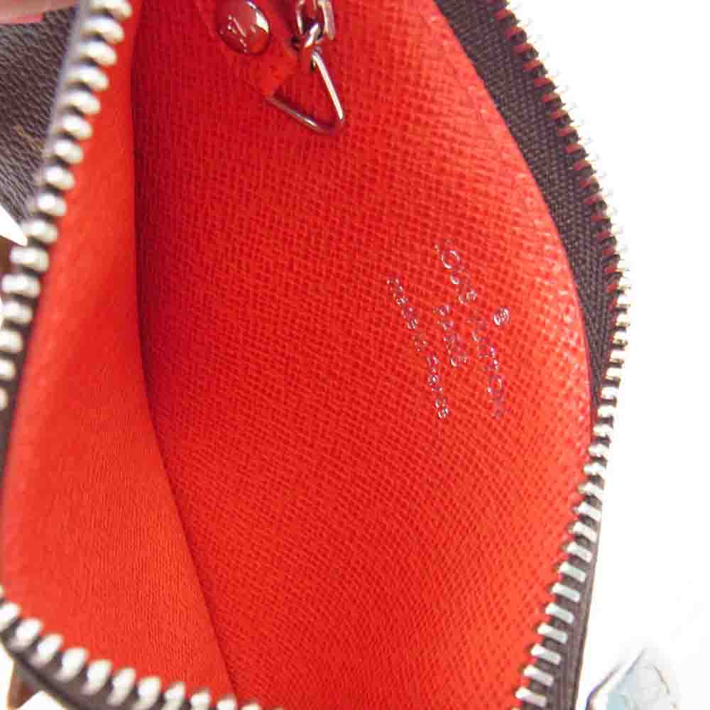 LOUIS VUITTON ルイ・ヴィトン M60213 ポシェット クレ トライバルマスク モノグラム コインケース ブラウン系 レッド系【中古】
