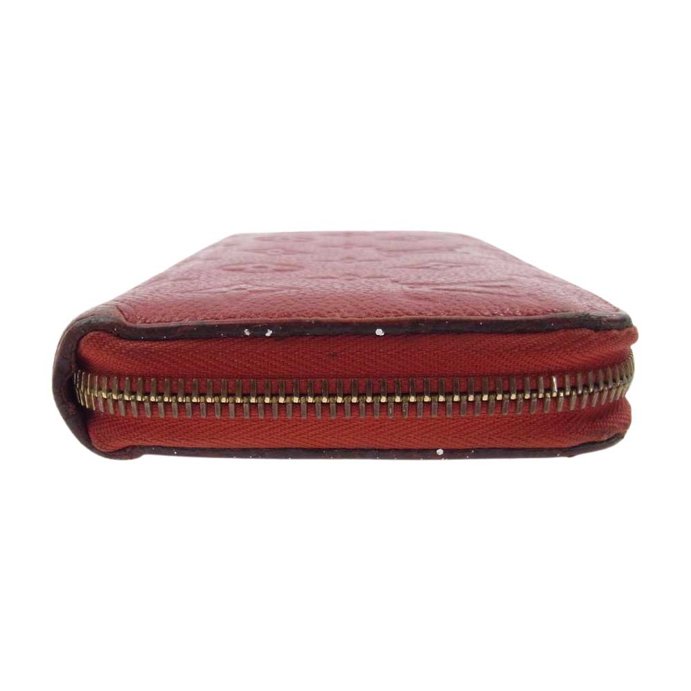 LOUIS VUITTON ルイ・ヴィトン M61865 ジッピー ウォレット モノグラム アンプラント 長財布 レッド系【中古】