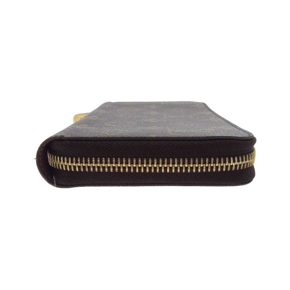 LOUIS VUITTON ルイ・ヴィトン M42616 モノグラム ジッピー ウォレット ラウンドジップ 長財布 ダークブラウン系【中古】
