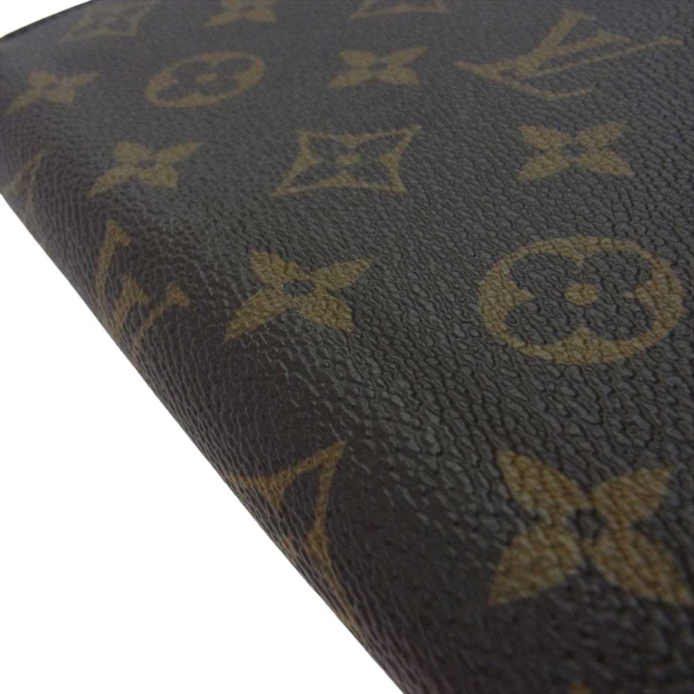LOUIS VUITTON ルイ・ヴィトン M42616 モノグラム ジッピー ウォレット ラウンドジップ 長財布 ダークブラウン系【中古】